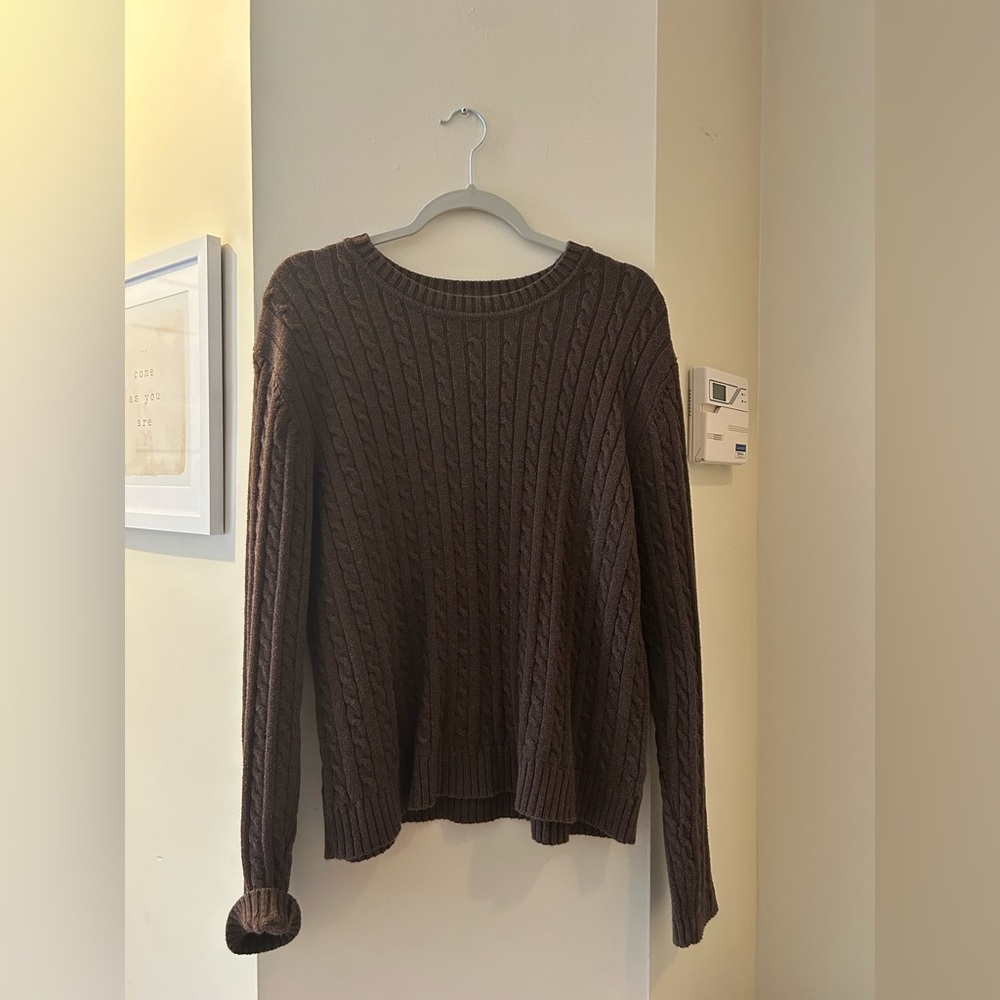 croft & barrow Brown Sweater